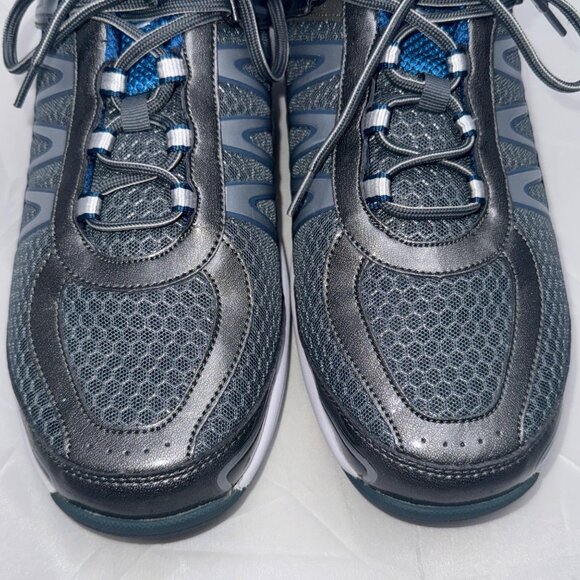 Orthofeet Athletic Shoes Mens 11 Wide Gray Lightweight Supportive Mesh Lace-Up main image 4